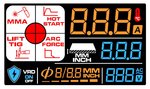 Elektrodenumrichter lcd 160a 230v + Zubehor