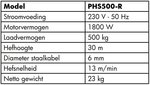 Drahtseilzug 500 kg kabellos