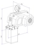 Elektrokettenzug 150KG, 240W