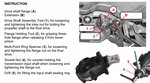 Differentialflansch- & Einlegemutter-Werkzeug-Satz fur BMW E70, E82, E90, E91, E92, E93