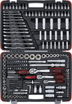 Steckschlussel-Satz Antrieb 6,3 mm (1/4) / 10 mm (3/8) / 12,5 mm (1/2) 216-tlg