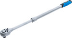 Umschaltknarre, ausziehbar Abtrieb Außenvierkant 12,5 mm (1/2) 450 - 610 mm
