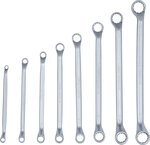 Doppel-Ringschlussel-Satz tief gekropft SW 6 x 7 - 20 x 22 mm 8-tlg