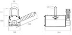 Lasthebemagnet 1 Tonne 50kg