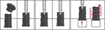 Schraubenausdreher-Satz fur Innensechskant 1,5 - 10 mm / T-Profil (fur Torx) T10 - T55 19-tlg