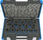 Schlagschraubereinsatz-Satz 16-teilig 3/4 CRMO Sechskant 19-50 mm