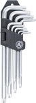 Winkelschlussel-Satz lang T-Profil (fur Torx) T10 - T50 9-tlg