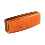 Seitenmarkierungsleuchte 12/24V orange 110x40mm LED