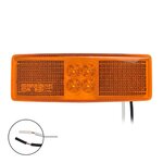 Seitenmarkierungsleuchte 12/24V orange 110x40mm LED