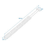 Spanngummi 5-Loch 355 x 25 mm