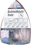 Schleifblatt-Satz fur Multischleifer 145 x 100 mm K 40 - 400 25-tlg