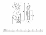 Plattenklemme 3ton 0-30mm