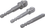 Bohrmaschinen-Kippadapter-Satz Antrieb Außensechskant 6,3 mm (1/4) 3-tlg