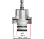 Adapter 21 fur Art. 8027, 8098 fur Fiat, Opel, Saab