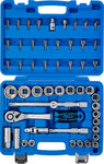 Steckschlussel-Satz Zwolfkant Antrieb 12,5 mm (1/2) SW 8 - 32 mm 51-tlg