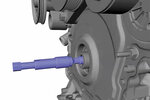 Werkzeug zum Ausbau der Kurbelwellenriemenscheibe fur Ford Ranger 2.0L EcoBlue