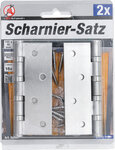 Scharnier-Satz Edelstahl 100 x 40 mm 2-tlg