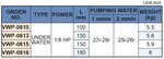 Kuhlmittelpumpe, 130 mm, 0,15 kw, 230v