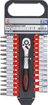 Steckschlussel-Satz Antrieb 6,3 mm (1/4) SW 4 - 13 mm 27-tlg