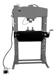 Hydraulische Presse hydropneumatisch 75 Tonnen