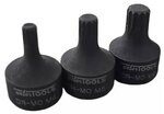 Stubby Impact Spline Bit Kappensatz M4 bis M18 Niedrigprofil 9-teilig
