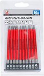Antirutsch-Bit-Satz magnetisch 110 mm 10-tlg
