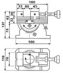Prazisions-Schleif- und Kontrollschraubstocke 70mm