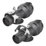 Adapterstecker von 24V 15 auf 12V 13-polig ISO12098 > ISO11446