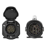 Adapterstecker von 24V 15 auf 12V 13-polig ISO12098 > ISO11446