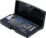 Schraubenausdreher-Satz fur defektes T-Profil (fur Torx) T10 - T55 11-tlg