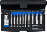 Schraubenausdreher-Satz fur defektes T-Profil (fur Torx) T10 - T55 11-tlg