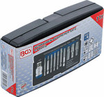 Schraubenausdreher-Satz fur defektes T-Profil (fur Torx) T10 - T55 11-tlg