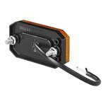 Seitenmarkierungsleuchte 12 24V orange 80 x 44 mm LED