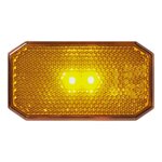 Seitenmarkierungsleuchte 12 24V orange 80 x 44 mm LED