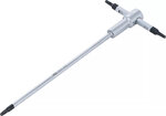 Schraubendreher-Satz mit T-Gleitgriff T-Profil (fur Torx) T10 - T50 9-tlg