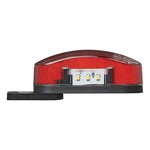 Breitenleuchte LED rot weiß links