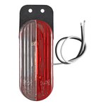 Breitenleuchte LED rot weiß links