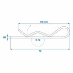 Sicherungsring einzeln 2mm 6-12mm