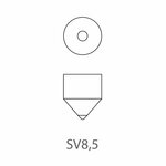 Autolampe 12V 5W SV8.5 11x38 x10 Stuck