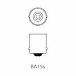 Autolampe 12V 10W BA15s x10 Stuck