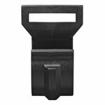 Zeltclip fur Zeltstange 20-25mm mit Schlitz schwarz