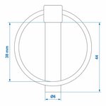 Splintstift 6mm mit Ring