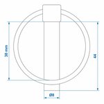 Splintbolzen 8mm mit Ring