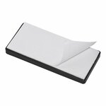 Reflektor weiß 85x39mm selbstklebend mit Grundplatte