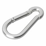 Karabinerhaken Metall 6x60mm x10 Stuck