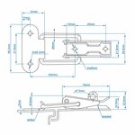 Gegenstuck fur Spannverschluss 342103