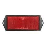 Reflektor rot 104x40mm Schraubmontage