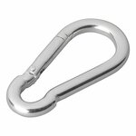 Karabinerhaken Metall 8x80mm x10 Stuck