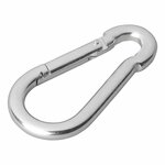 Karabinerhaken Metall 8x80mm x10 Stuck