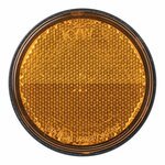 Reflektor orange 60mm mit Bolzen 5mm
